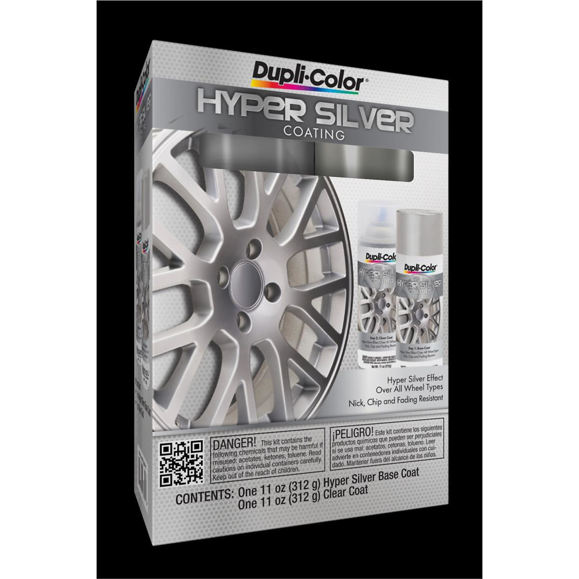 Krylon Hyper Silver Wheel Kit — Model# DUPHSK100